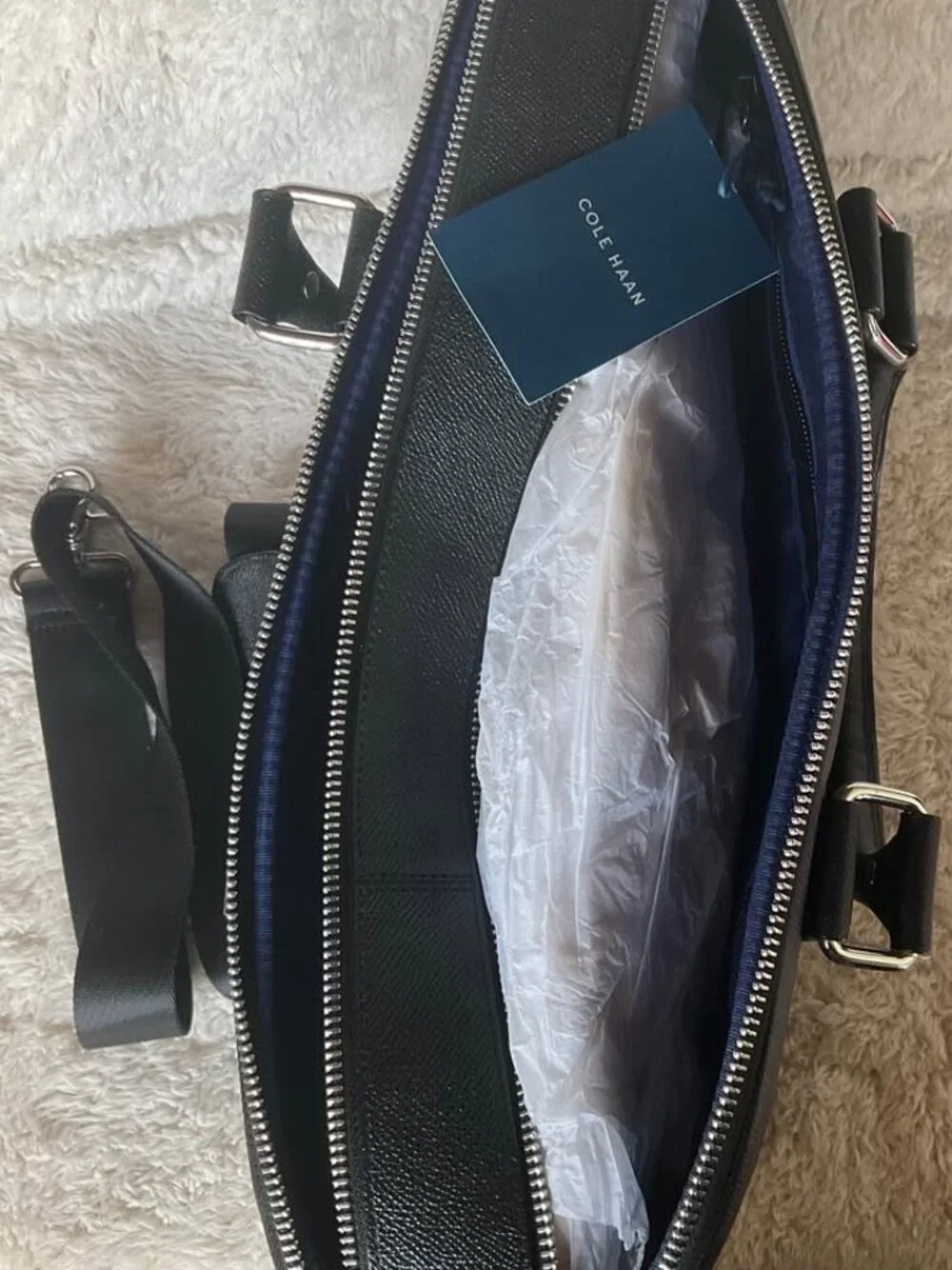 Cole Haan American Airlines Leather Attaché
